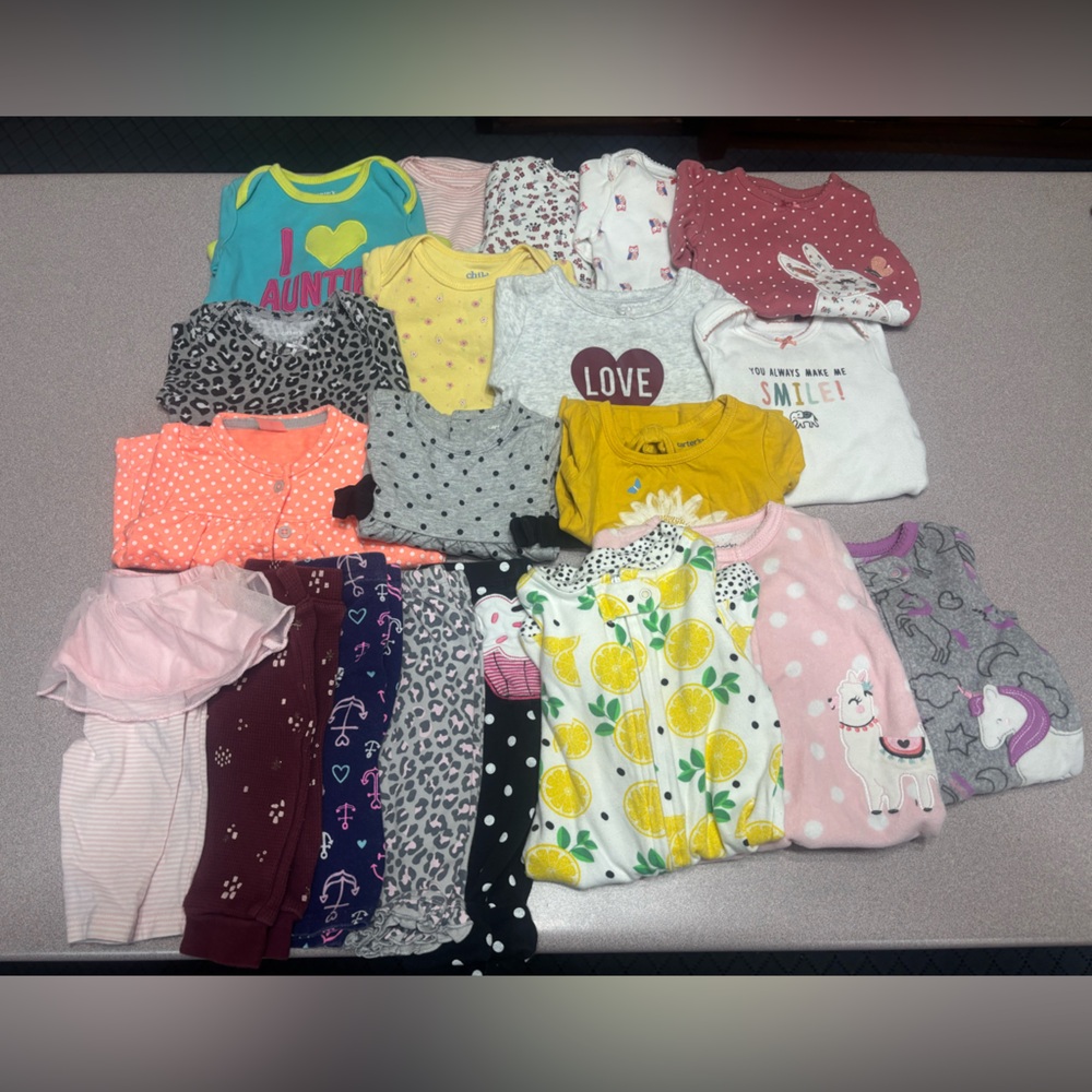 Large Baby Girl Bundle Size 3 Months